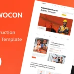 WOCON - Construction Agency Figma Template