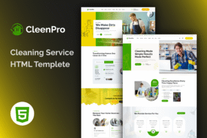 CleenPro - Cleaning Service HTML5 Template