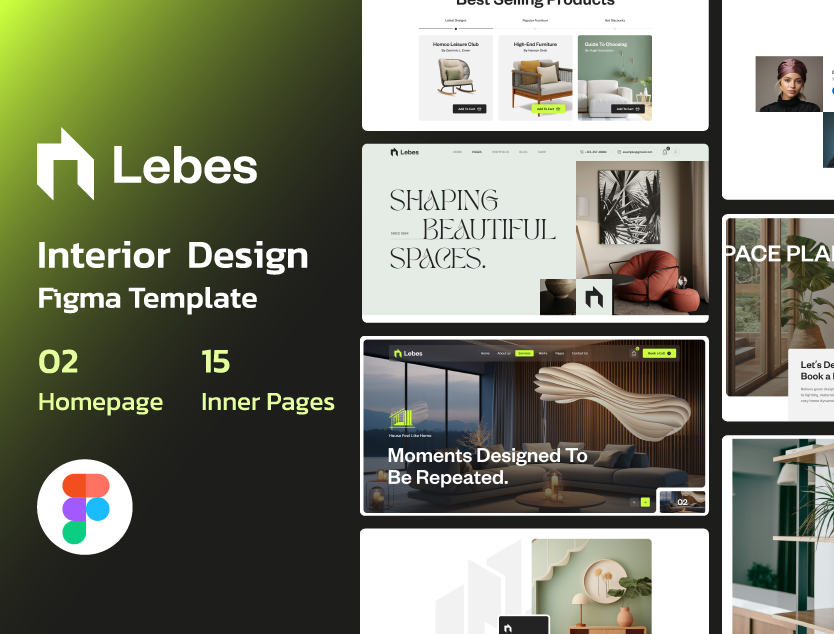 Lebes - Interior Design Figma Template