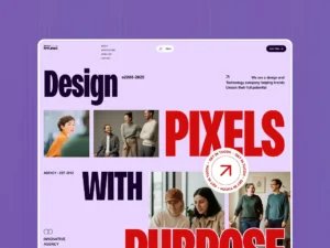 Arrow Studio – Creative Agency Website UI